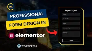 Professional Form design in Elementor