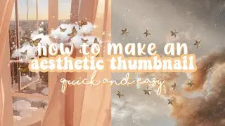 how to make a thumbnail on iphone FOR FREE 🌼(easy thumbnail tutorial) 🌼