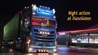 Truckspotting B213 Haselünne Trucklights, -sounds (Lüken, Danny vd.Heuvel, Jan C. Swijnenburg, etc.)