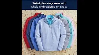 Vineyard Vines Men's Saltwater 1/4-zip Pullover Sweater