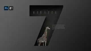 Creating a 3D Text and Giraffe Composition in Photoshop