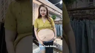 So what if you have a big belly, can you still see it when you put on belly Skirts #skirt