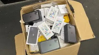 BIGGEST APPLE STORE DUMPSTER DIVE HAUL!! MASSIVE APPLE STORE JACKPOT!! LOADED BOX!!
