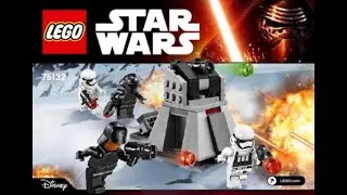 Instrucciones 75132 1 el set First Order Battle Lego Star Wars
