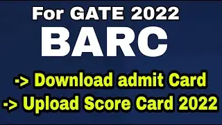 BARC Recruitment 2022 | Salary ₹1,05,000 | Final Year Eligible | GATE 2022 Compulsory BARC OCES/DGFS