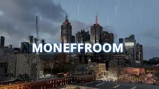 [Ep. 5] Sound Bath & Visual Meditation: Rainfall Over the City at Dusk | Deep Relaxation in 4K