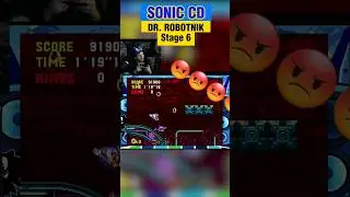 Defeat Dr. Robotnik Stage 6 #soniccd #retrogaming #sonic #sonicboom #sega #gamer #eggman #robotnik