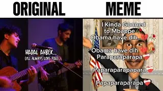 Obama Have Dih Song Original vs Meme