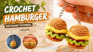 Мини-Хамбургер Кройшет Tutorial | От булочки до сыра, салата и мяса &ndash; Легко и Просто!