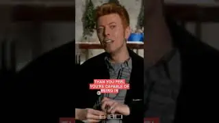 David Bowie on Getting Outside Your Comfort Zone and Trying New Things Creatively