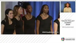 Washington Latin Public Charter School Chorus Performs at The White House Youth Policy Summit