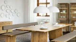 8 popular Dining Room Tables with Bench Seating - Tablespedia
