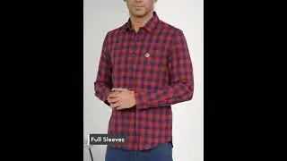 Madras Checks Regular Fit Casual Shirt