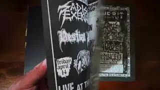 Heavy Music Artwork - Heavy Metal Flyers on the Wall vol 1