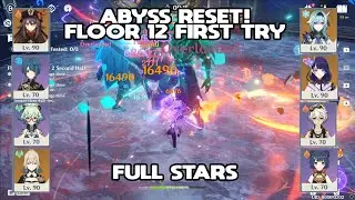 2.3 Abyss Floor 12 Reset First Try - Genshin Impact
