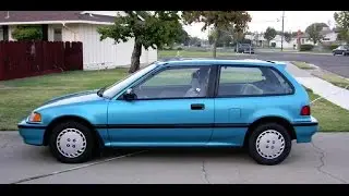 The Green Jelly Bean - Honda 1991 Hatchback
