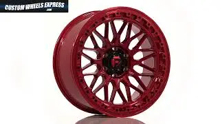 Fuel Trigger D758 Candy Red Custom Truck Wheel Spin
