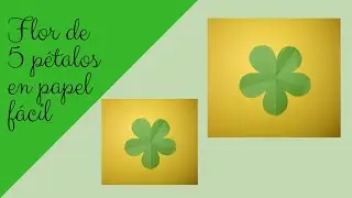 🌸DIY molde FLOR de 5 pétalos, MUY FÁCIL🌸