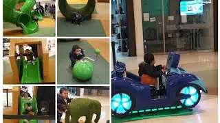 vlog baby car driving and play game's video. Oeiras Parque Shopping mall in Pa&ccedil;o de Arcos.#funny