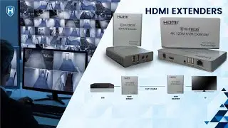 HDMI EXTENDERS 60M KVM, HDMI EXTENDER CONNECTIONS,