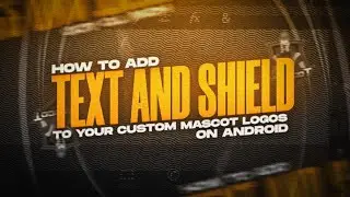 How to add Text and Shields to your Custom mascot logo on android  | Mascot logo tutorial malayalam💥