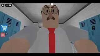 Playing escape from school obby