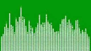 Audio Spectrum (1) Green Screen with Sound , 10 minutes video, No Watermark & No Copyright