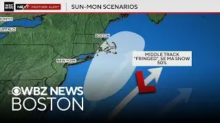 Major snowstorm possible on Monday? Meteorologists talk forecast odds, Friday's winter weather.
