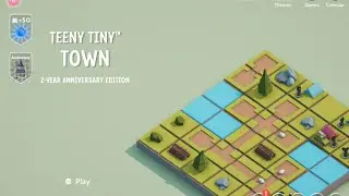 Building My First Town in Teeny Tiny Town | Cozy Gameplay