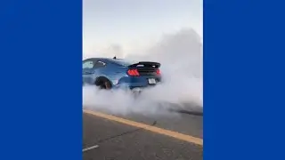 SHELBY GT500 BURNOUT #shorts
