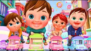 Dez &Ocirc;nibus Pequenos | M&uacute;sica Infantil e Rimas Infantis @MollyemPortuguesMusicasI