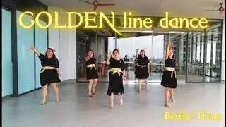 Golden - Line Dance / Level: Intermediate /Choreo: Kim Da Bin (KOR) & Hyun Su Yeon (KOR) - July 2025
