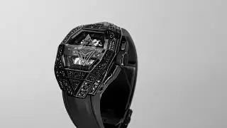 Hublot Spirit of Big Bang Sang Bleu All Black Pav&eacute;