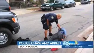 Santa Barbara Police pursuit and arrest