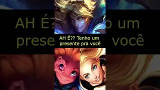 Ezreal vai na Lux por&eacute;m... #shorts