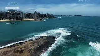 Praia 🌴 Em Guarapari Espírito Santo/Voo Com Drone dji Avata 2