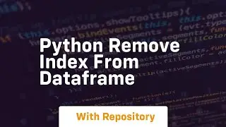 python remove index from dataframe