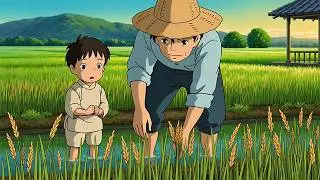 This Feels Like a Studio Ghibli Movie 🍃 | A Peaceful Harvest Story
