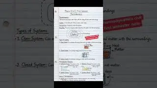 Thermodynamics note civil engineering first semester engineering physics