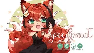 Chibi Commission ✨ | Speedpaint Cute Red Fox