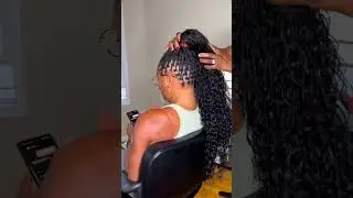 Deep wave bulk human hair bundles for Boho braids #humanhairbohobraids #deepwavebundles #amazonhair