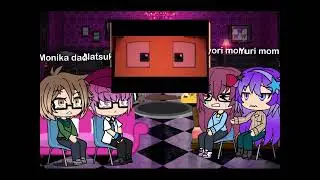 DDLC Parents React To&hellip; ||&rdquo;Just Monika&rdquo;|| check description for warning!!