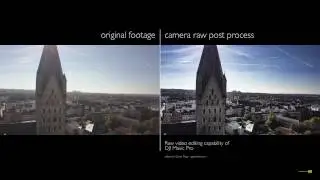 DJI Mavic Pro raw video editing capability