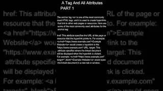 5 Anchor Tag and all attributes part 1  #codingtips #coding #shorts #programming #html