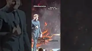 Michael Buble sings Elvis #highertour #detroitmichigan