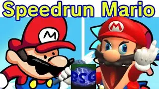 I tried playing FNF vs Speedrun Mario