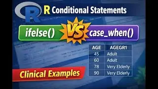 IF vs IFELSE vs CASE_WHEN vs IF_ELSE in R (With Clinical Data Examples)