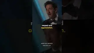 The Power of Gratitude and Perspective Inspired by Adrien Brody #motivation #mindsetminute #shorts
