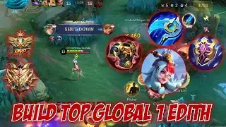 COBA PAKE BUILD DAN EMBLEM TOP GLOBAL 1 EDITH, PUSH RANK LANGSUNG MVP - Mobile Legends Indonesia