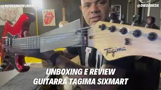 Unboxing e Review da Guitarra Tagima Sixmart #guitar #guitarra #tagima